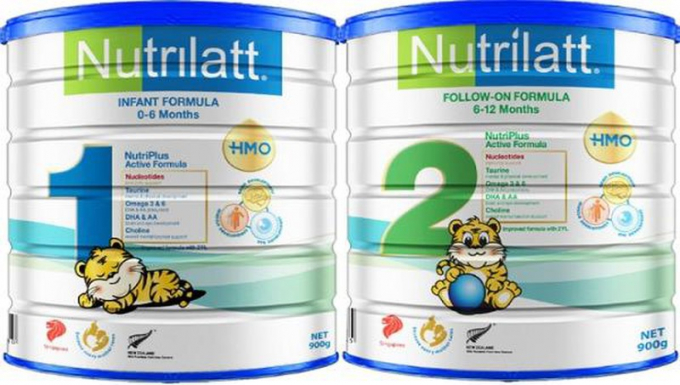 Nhiều lô sữa Nutrilatt 1 và 2 bị cảnh báo có hàm lượng sắt, kẽm thấp hơn công bố.