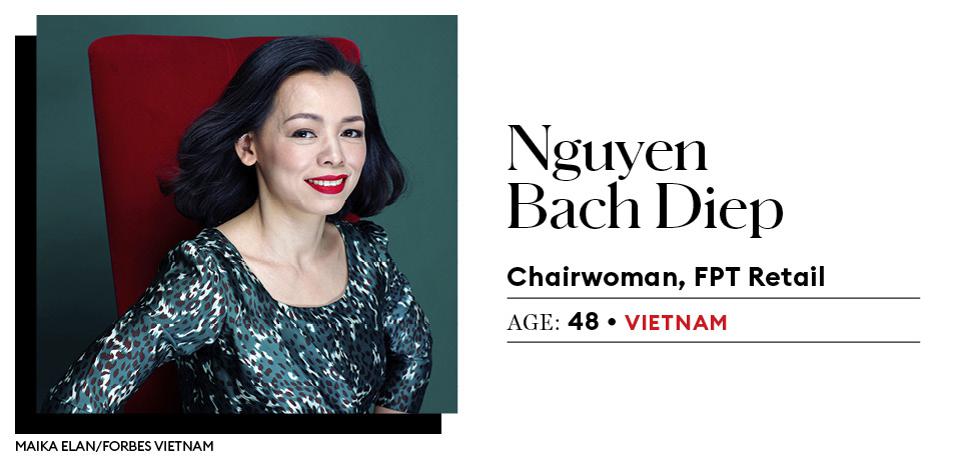 Bà Nguyễn Bạch Diệp, Chủ tịch FPT Retail. (Ảnh: Forbes)