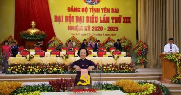 48 đồng chí trúng cử Ban chấp hành Đảng bộ tỉnh Yên Bái khóa XIX, nhiệm kỳ 2020 -2025