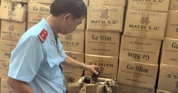 Tiêu hủy 140 nghìn hộp mỹ phẩm kem tan mỡ của công ty TNHH Mat Xi S.G