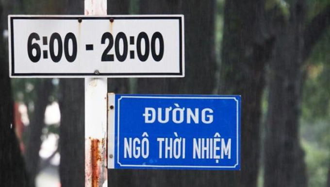 Tên đường Ngô Thời Nhiệm, quận 3 đúng ra phải là Ngô Thì Nhậm.