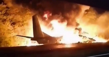 Máy bay quân sự rơi ở Ukraine, 22 người thiệt mạng