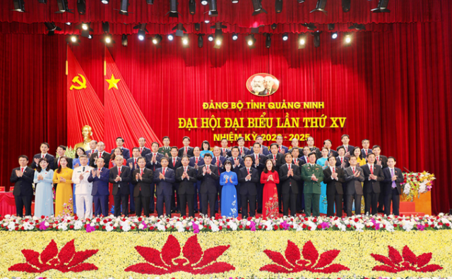 Bế mạc Đại hội XV Đảng bộ tỉnh Quảng Ninh