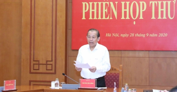 Phó Thủ tướng Trương Hòa Bình chủ trì họp Ban Chỉ đạo cải cách tư pháp Trung ương