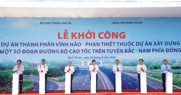 Khởi công tuyến cao tốc Vĩnh Hảo - Phan Thiết