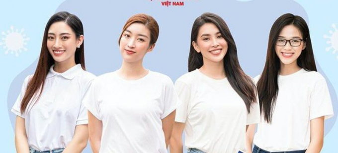 Hoa hậu Mỹ Linh, Tiểu Vy, Lương Thùy Linh, Đỗ Thị Hà hỗ trợ việc làm cho F0 khỏi bệnh.