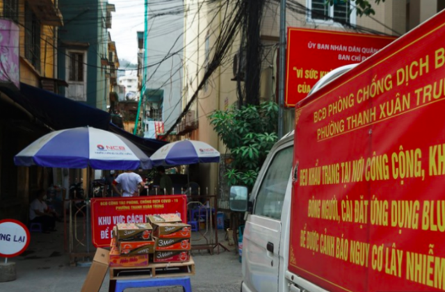 Một nhân viên chuyển phát nhanh dương tính với Covid-19 tại phường Nam Đồng, Đống Đa