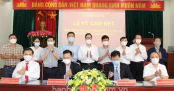 Bắc Ninh: Doanh nghiệp kí cam kết cung ứng oxy phục vụ công tác phòng, chống dịch Covid-19