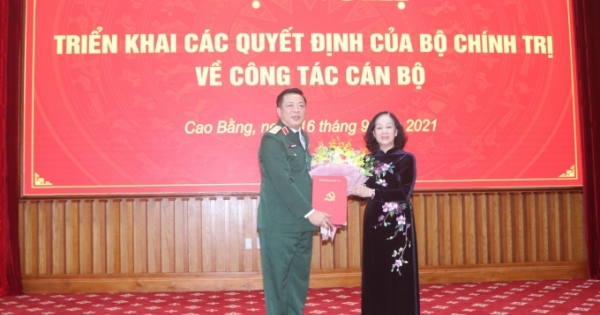 Điều động Trung tướng Trần Hồng Minh giữ chức Bí thư Tỉnh ủy Cao Bằng