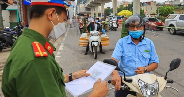 19 khu vực vùng xanh ở Hà Nội sẽ không kiểm soát giấy đi đường