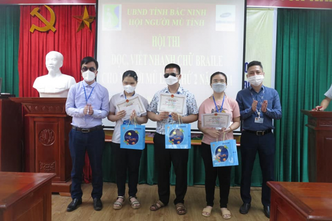 Những thí sinh đoạt giải sẽ đại diện cho tỉnh nhà tham gia Hội thi đọc, viết nhanh chữ Braille do Trung ương Hội người mù Việt Nam tổ chức vào quý III năm 2021.