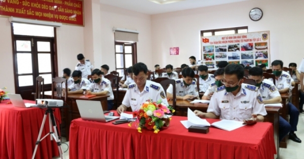 Đoàn Đặc nhiệm PCTP ma túy số 3 tích cực tham gia Cuộc thi “Tìm hiểu Luật Cảnh sát biển Việt Nam”
