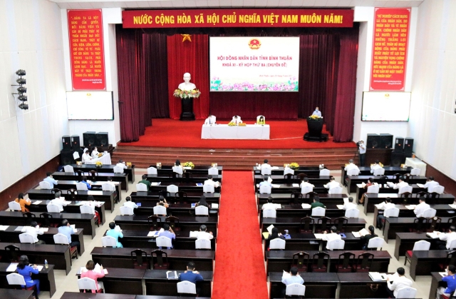 Khai mạc kỳ họp thứ 3 Hội đồng nhân dân tỉnh Bình Thuận khóa XI