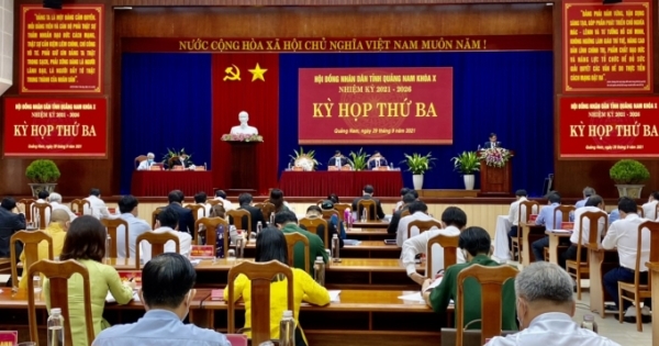 Khai mạc kỳ họp thứ 3 HĐND tỉnh Quảng Nam khoá X