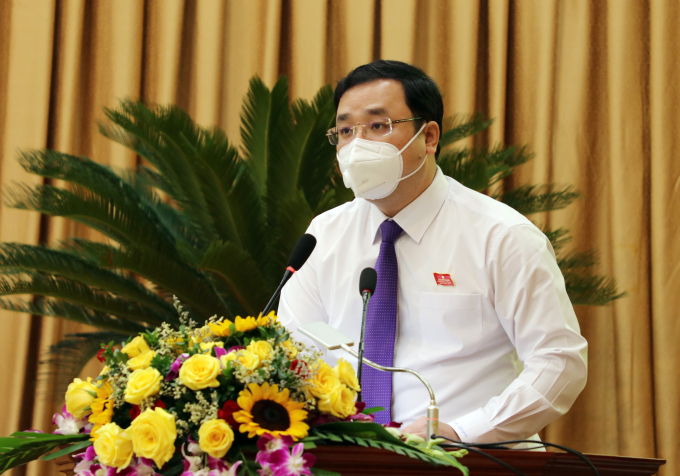 Giám đốc Sở GD&amp;amp;ĐT Bắc Ninh Nguyễn Thế Sơn phát biểu.