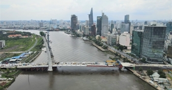 Cầu Thủ Thiêm 2 dự kiến sẽ được hoàn thành vào dịp 30/4/2022