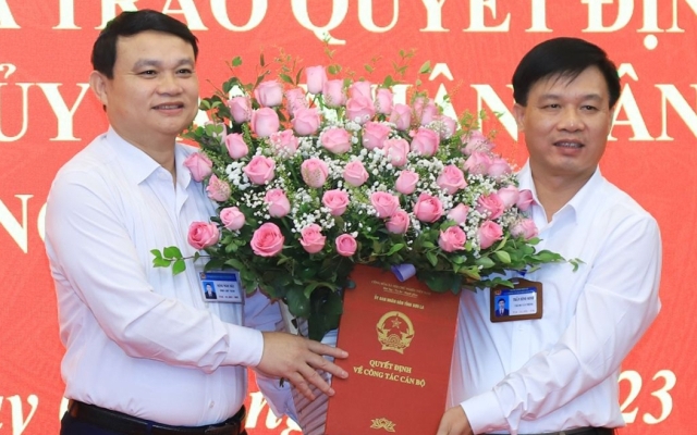 Ông Trần Bình Minh được bổ nhiệm giữ chức Chánh văn phòng UBND tỉnh Sơn La