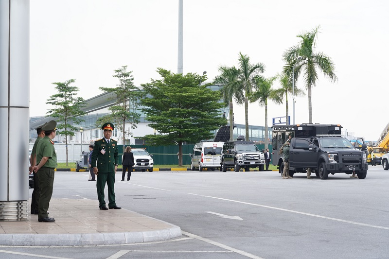 Tập trung cao nhất cho nhiệm vụ đảm bảo an ninh, an toàn đón đoàn Tổng thống Hoa Kỳ thăm Việt Nam . Ảnh Công an Hà Nội
