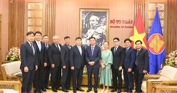 Bộ Tư pháp Việt Nam, Bộ Tư pháp và Nội vụ Mông Cổ đẩy mạnh quan hệ hợp tác