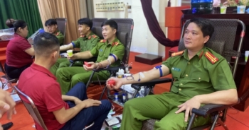 Sôi nổi Ngày hội hiến máu “Công an tỉnh Lào Cai – Giọt máu nghĩa tình”