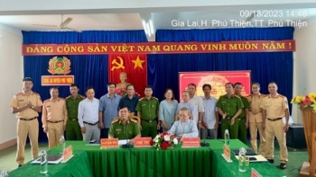 Gia Lai: Công an huyện Phú Thiện và Giáo hội Phật giáo Việt Nam huyện Phú Thiện ký kế hoạch phối hợp bảo đảm trật tự, an toàn giao thông