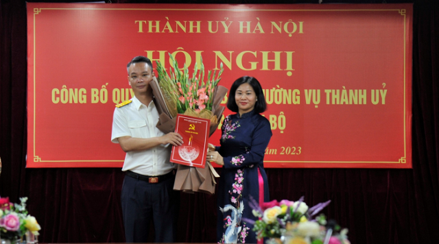 Ông Vũ Mạnh Cường được chuẩn y chức danh Bí thư Đảng ủy Cục Thuế TP Hà Nội