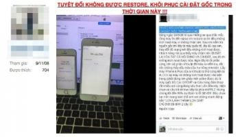 Nhiều iPhone hàng xách tay ở Việt Nam bị biến thành 