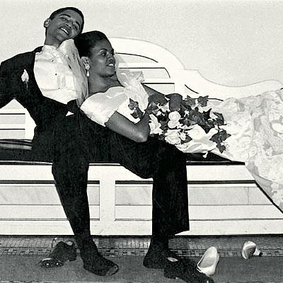 Tổng thống Obama v&agrave; vợ kết h&ocirc;n ng&agrave;y 3/10/1992 tại Chicago.