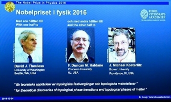 3 nhà khoa học Anh giành giải Nobel vật lý
