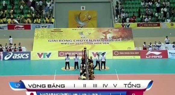 Giải bóng chuyền nữ Quốc tế VTV: Việt Nam thắng đậm tuyển Nagasaki