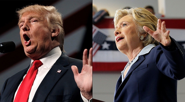 Hillary Clinton v&agrave; Donald Trump (Ảnh: Reuters)