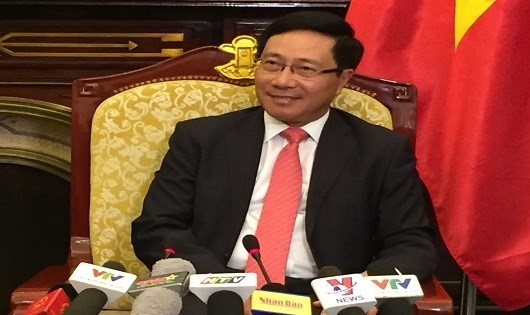 Ph&oacute; Thủ tướng, Bộ trưởng Ngoại giao Phạm B&igrave;nh Minh.