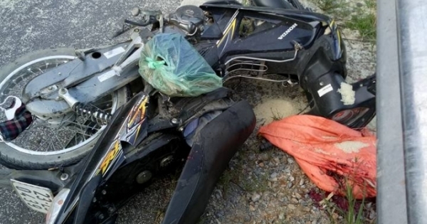 Hà Giang: Xe khách mất lái tông thẳng xe máy, 2 vợ chồng chết thảm