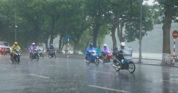 Dự báo thời tiết ngày 25/10: Hà Nội xuất hiện mưa giông