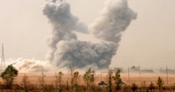 Liên quân Mỹ không kích vào Mosul, 260 người thương vong