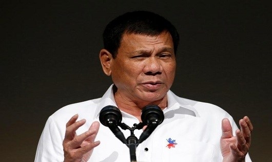 Tổng thống Philippines Duterte nhiều lần tuy&ecirc;n bố dừng tập trận với Mỹ.