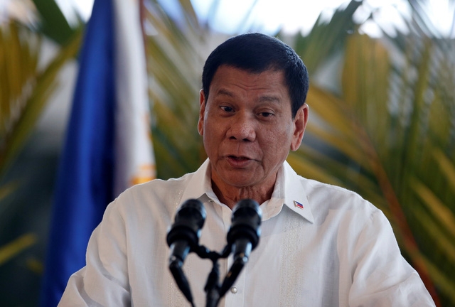 Tổng thống Philippines Rodrigo Duterte (Ảnh: Reuters).