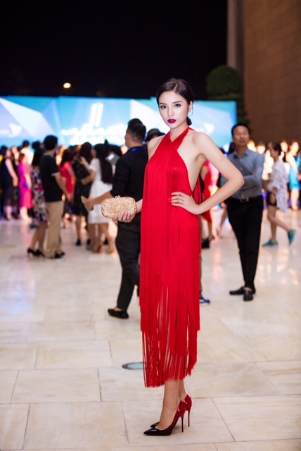 Hoa hậu Việt Nam 2014 Nguyễn Cao Kỳ Duy&ecirc;n cũng c&oacute; ặt tại sự kiện.