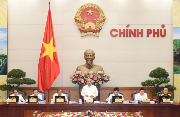 Thủ tướng Nguyễn Xu&acirc;n Ph&uacute;c ph&aacute;t biểu phi&ecirc;n họp Ch&iacute;nh phủ thường kỳ th&aacute;ng 9.