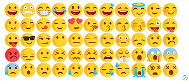 Facebook v&agrave; Messenger sắp d&ugrave;ng chung một bộ emoji