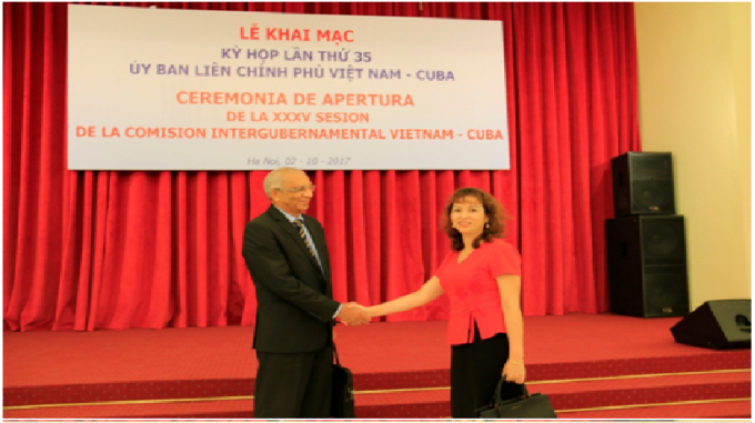 L&atilde;nh đạo HT Pharma v&agrave; Đại diện Tập đo&agrave;n Labiofam tham dự Kỳ họp 35 UBLCP Việt Nam Cuba.
