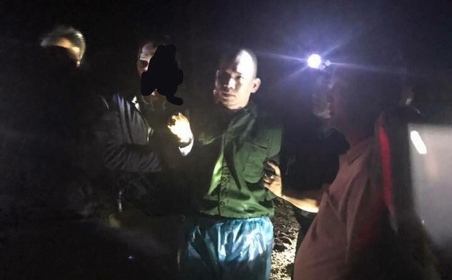 Nguyễn Văn T&igrave;nh bị bắt sau khi trốn trại.