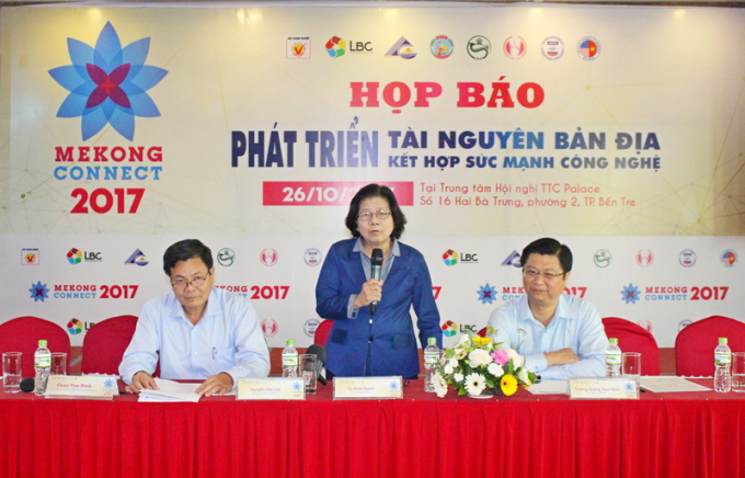B&agrave; Vũ Kim Hạnh, Chủ tịch Hội doanh nghiệp HVNCLC cho biết, diễn đ&agrave;n Mekong Connect thu h&uacute;t sự quan t&acirc;m của nhiều tổ chức quốc tế.