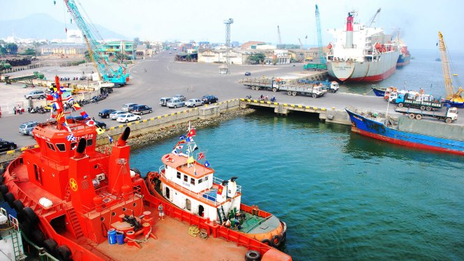 Một g&oacute;c cảng Quy Nhơn.