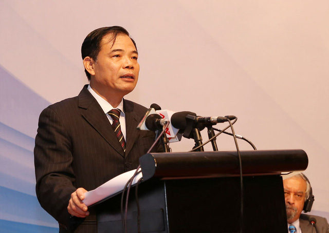 Bộ trưởng Nguyễn Xu&acirc;n Cường ph&aacute;t biểu tại Hội nghị.