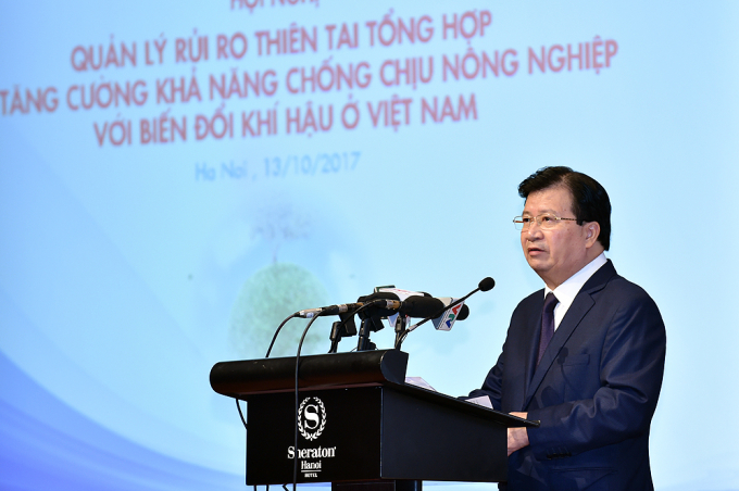 Ph&oacute; Thủ tướng Trịnh Đ&igrave;nh Dũng dự Hội nghị về quản l&yacute; rủi ro thi&ecirc;n tai tổng hợp