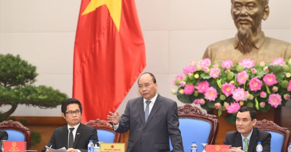 Thủ tướng Nguyễn Xuân Phúc gặp mặt lãnh đạo các hiệp hội doanh nghiệp trên toàn quốc