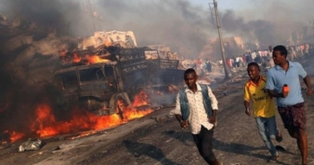 Hiện trường khủng khiếp vụ đánh bom kép làm 276 người chết ở Somalia