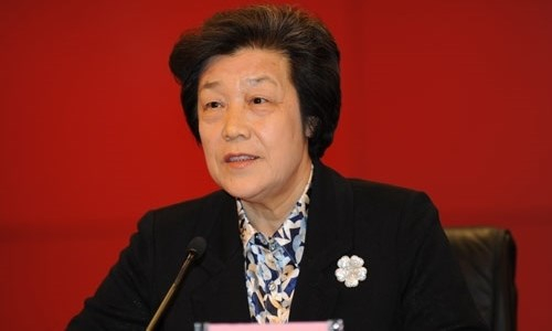Cựu Bộ trưởng Tư ph&aacute;p Trung Quốc Wu Aiying. (Ảnh: People.com.cn)