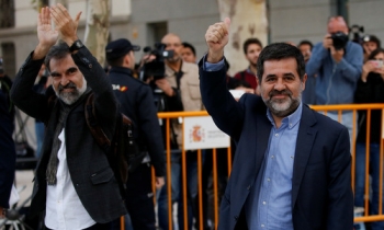 Tây Ban Nha bắt giam hai lãnh đạo đòi ly khai của Catalonia